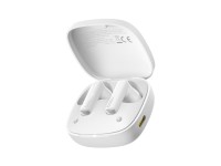 Fones de ouvido sem fio Baseus Bowie E19, branco estelar