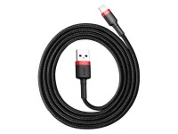 Cable Baseus Cafule USB-Lightning 1,0 m 2,4A rojo-negro