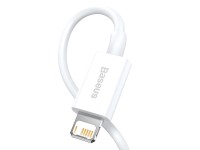 Baseus cable Superior USB - Lightning 1,5 m 2,4A white Baseus cable Superior USB - Lightning 1,5 m 2,4A white