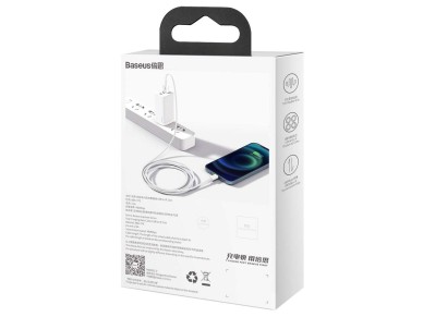 Cable Baseus Superior USB-Lightning 1,5 m 2,4 A blanco