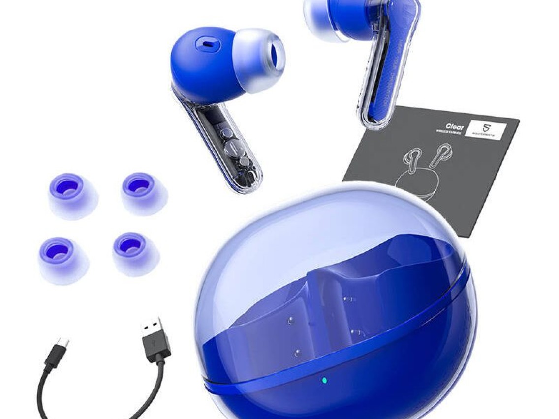 Auriculares TWS Soundpeats Clear (Azul)