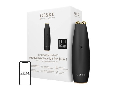Caneta MicroCurrent Face-Lift 6 em 1 Geske com APP (cinza)