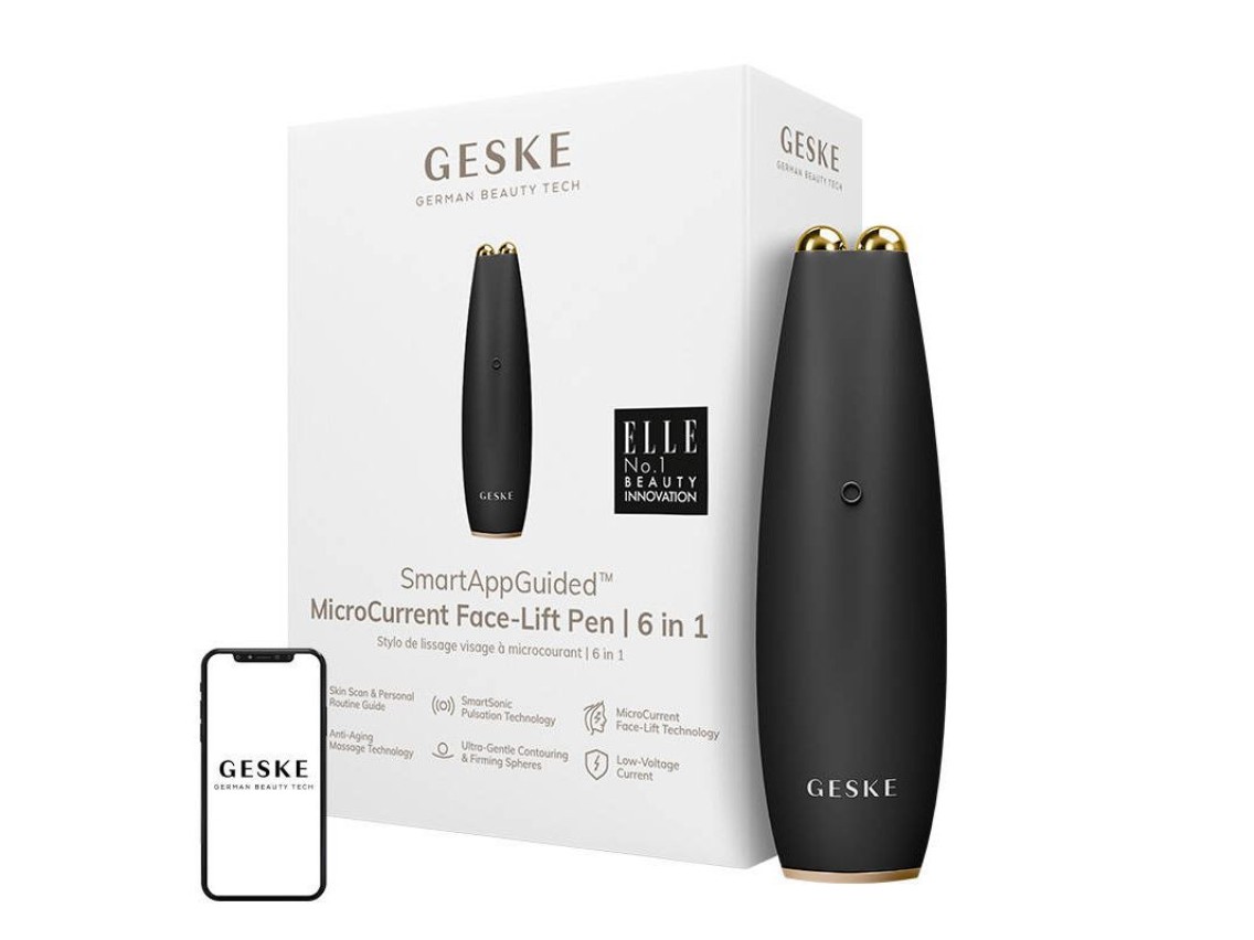 Caneta MicroCurrent Face-Lift 6 em 1 Geske com APP (cinza)