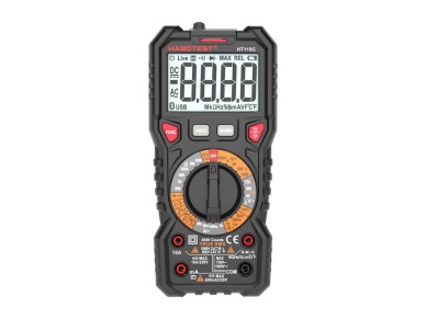 Digital Multimeter with Flashlight Habotest HT118C, True RMS, NCV, battery testing