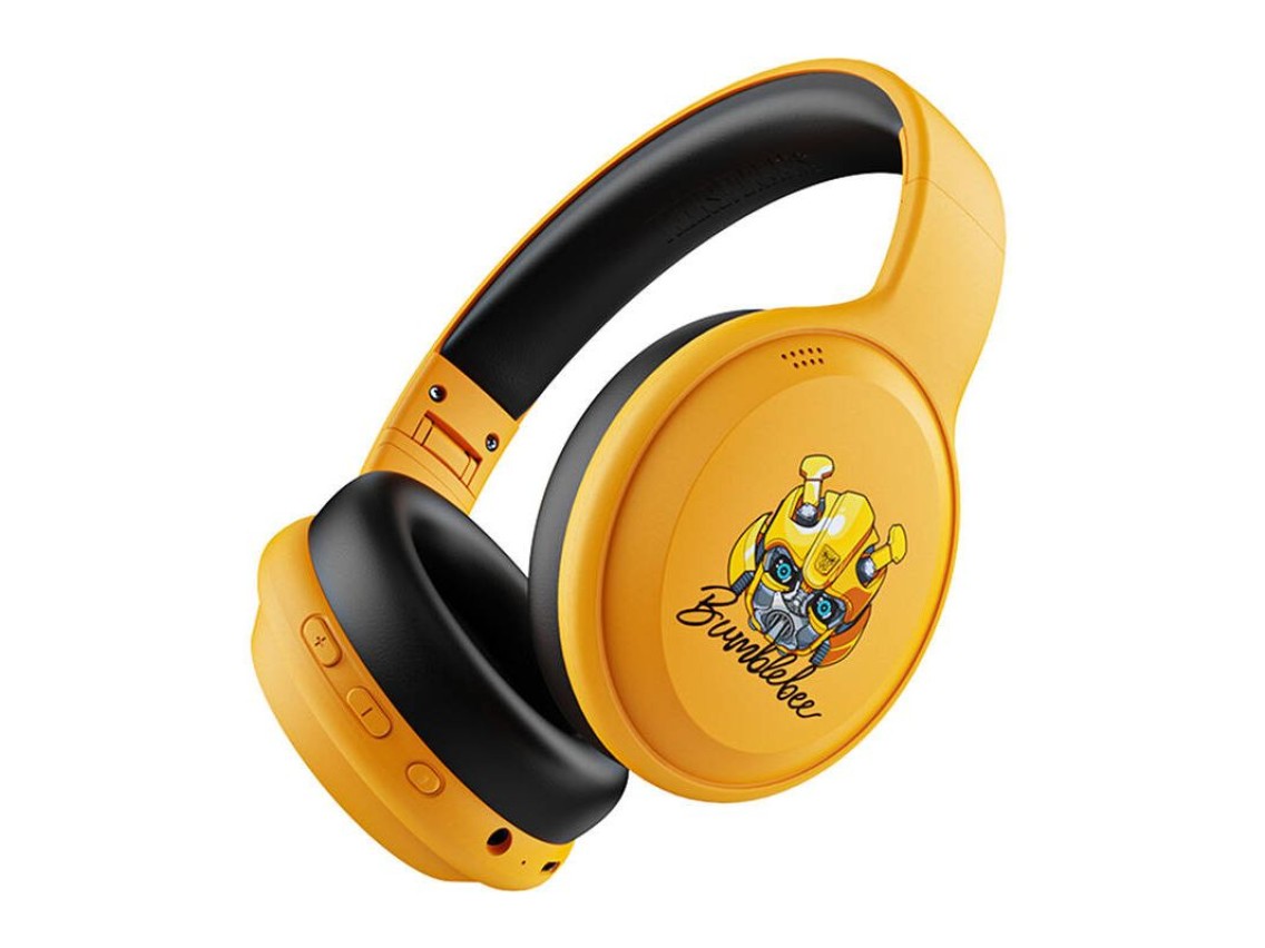 Fones de ouvido sem fio Transformers TF-G06 (amarelo)