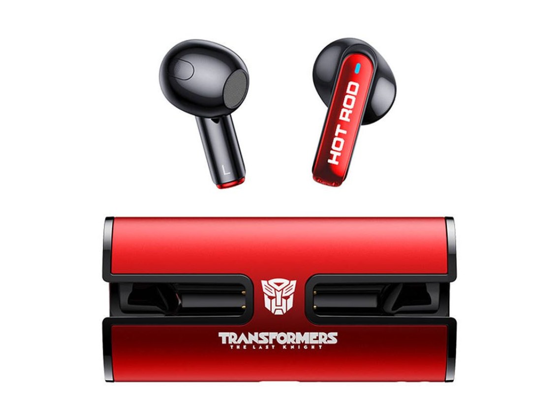 Fones de ouvido TWS Transformers TF-T02 (vermelho)