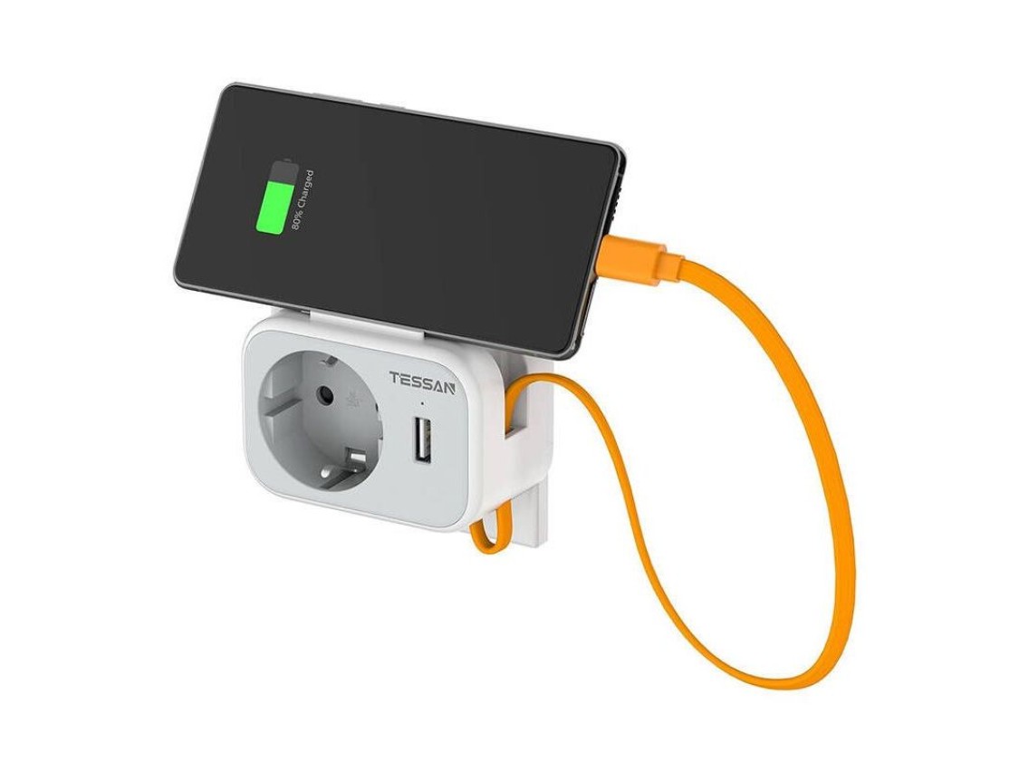 Tomada de parede Tessan TS-332-DE