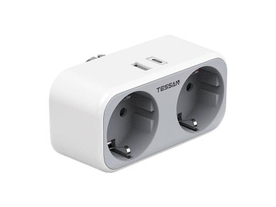 Toma de pared TESSAN TS-WS02DE00