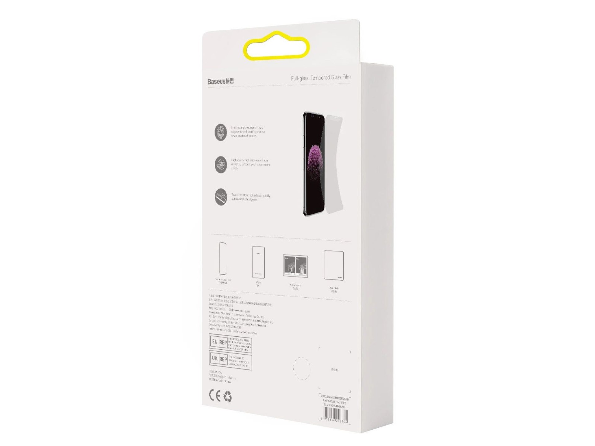 Baseus Privacy Anti Spy tempered glass for iPhone 11 Pro Max / iPhone XS Max with positioner