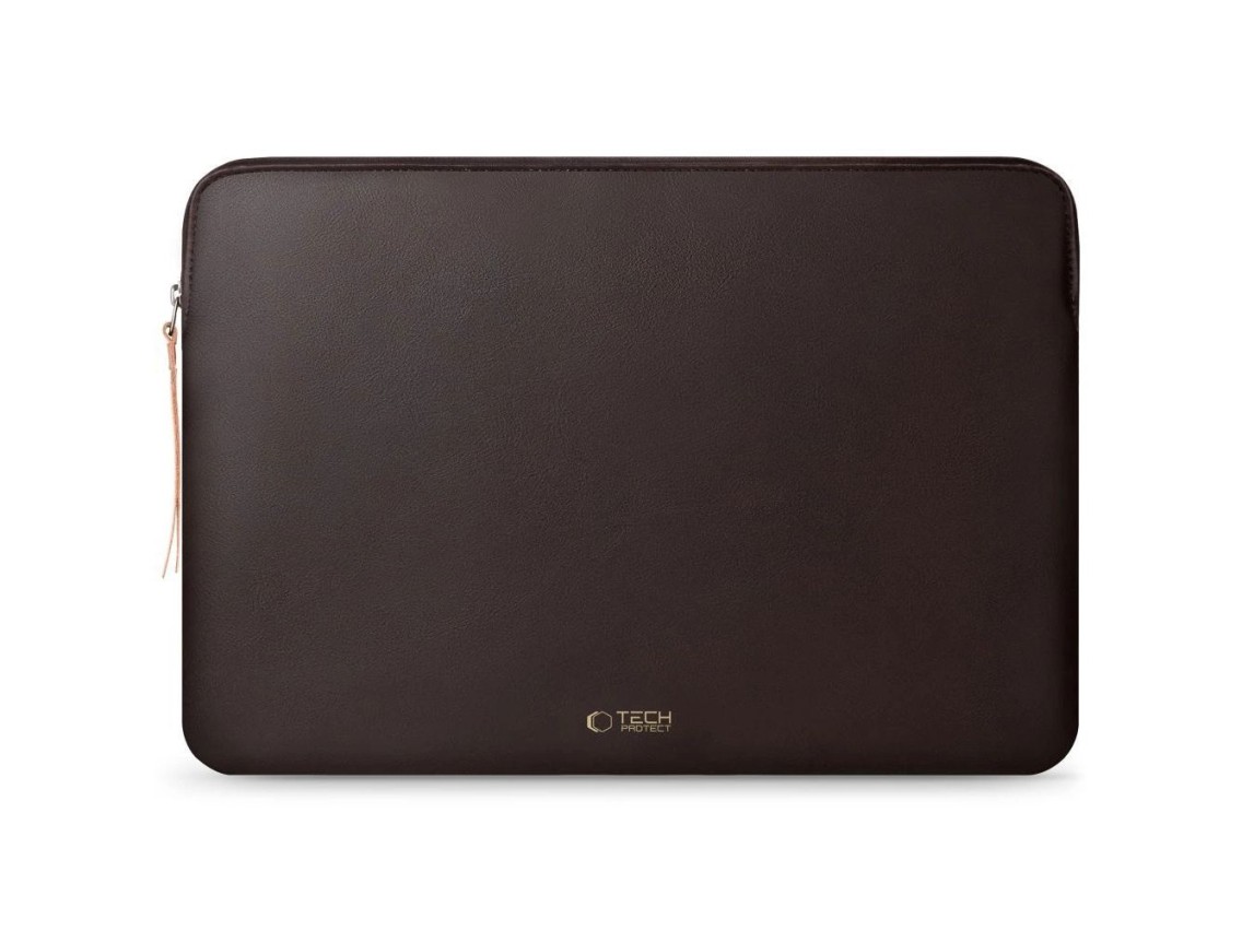 Tech-Protect Fleece Laptop Bag 13-14" - Brown