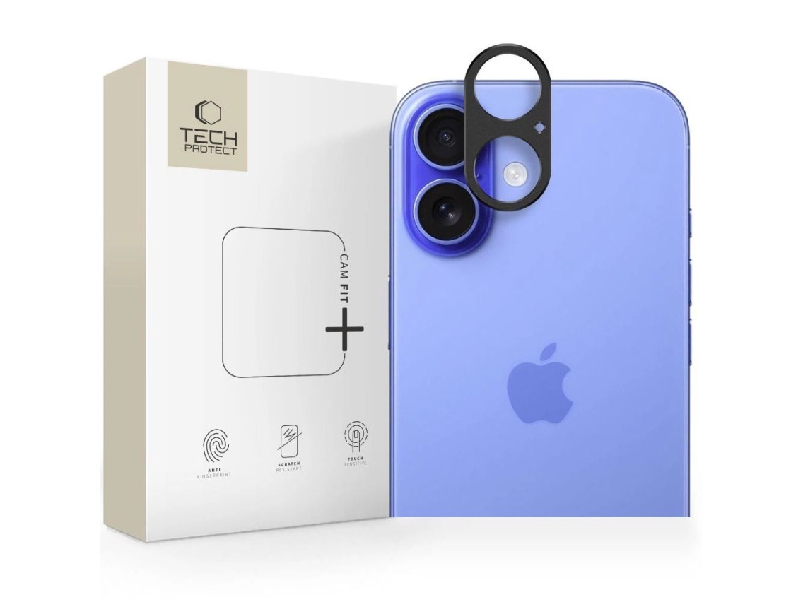 Funda Tech-Protect Camalloy Fit+ para iPhone 17 - Negra