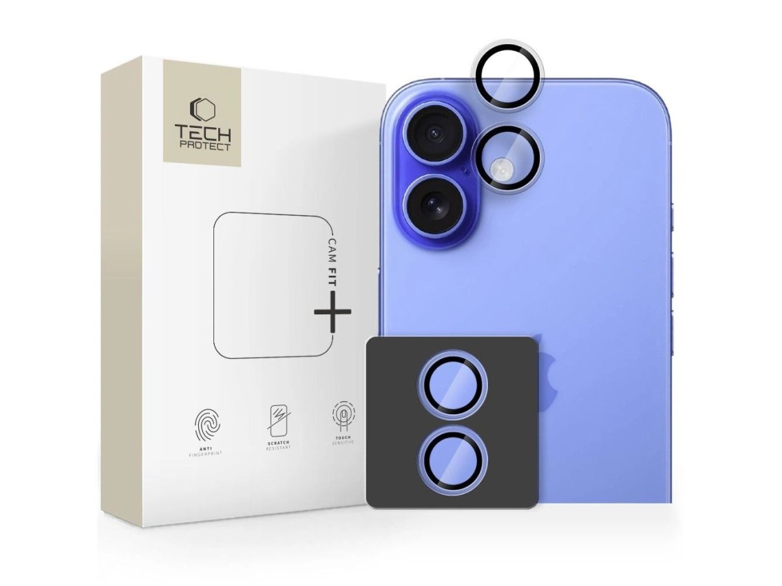 Funda para cmara Tech-Protect Camring Fit+ para iPhone 17 - Transparente