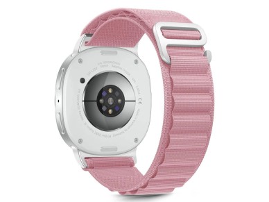 Tech-Protect Nylon Stripe Strap for Samsung Galaxy Watch 40/44/46 mm - Pink