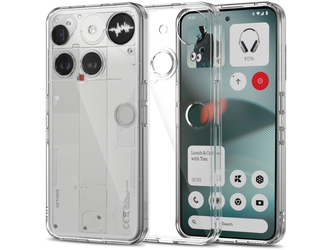 Funda hbrida Tech-Protect FlexAir para Nothing Phone 3 - Transparente