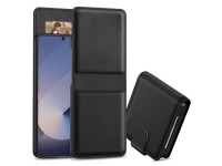 Funda tipo cartera Tech-Protect para Samsung Galaxy Z Flip 6/7 Fe - Negra