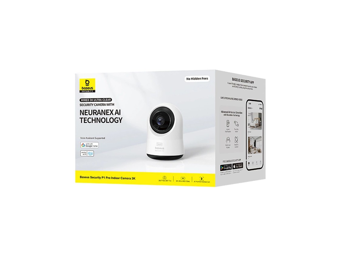Baseus Security P1 Pro 3K Indoor Camera (EU Version) - White