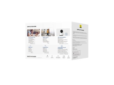 Cmara de interior Baseus Security P1 Pro 3K (versin UE) - Blanca