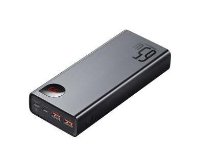 Baseus Adaman powerbank 2x USB / 1x USB Type C / 1x micro USB 20000mAh 65W Quick Charge 3.0 Power De