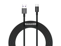 Baseus Superior USB Cable - USB Type C 66 W (11 V / 6 A) Huawei SuperCharge SCP 2 m black (CATYS-A01