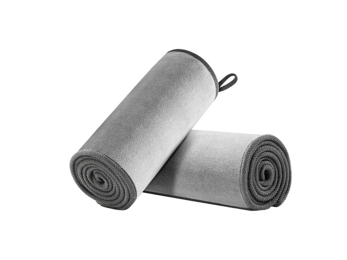 Baseus 2 x Microfiber Car Drying Towel Microfiber 40cm x 40cm Gray (CRXCMJ-0G)