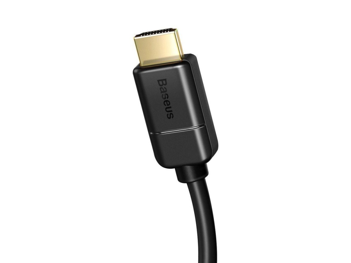 Baseus Cable HDMI 2.0 4K 60 Hz 3D HDR 18 Gbps 3 m black (CAKGQ-C01)