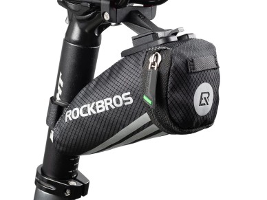Bolsa de bicicleta Rockbros C28 para selim - preta