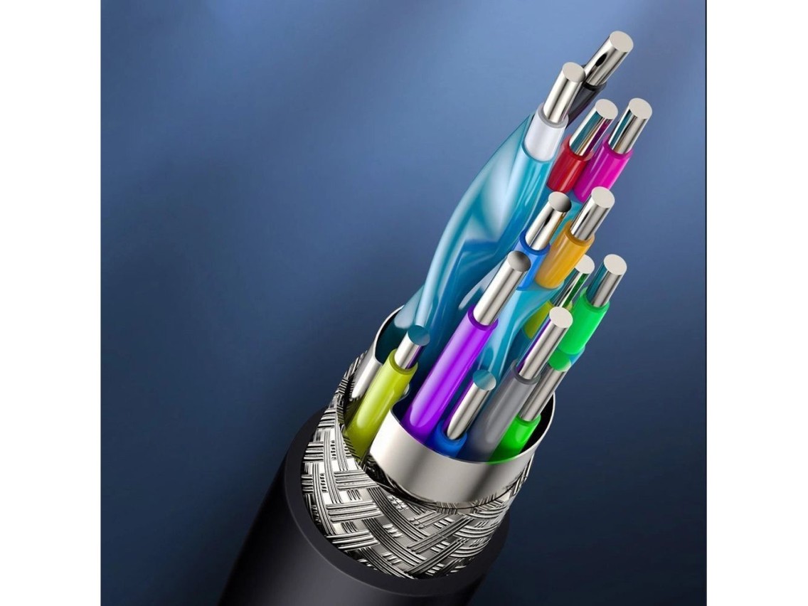 Baseus Cable HDMI 2.0 4K 60 Hz 3D HDR 18 Gbps 3 m black (CAKGQ-C01)