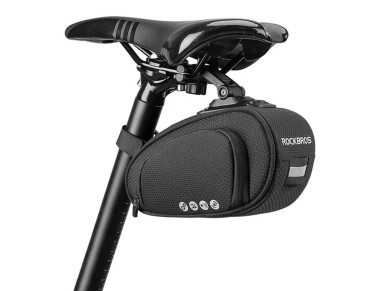 Bolsa de bicicleta Rockbros C40 para uso sob o selim - preta