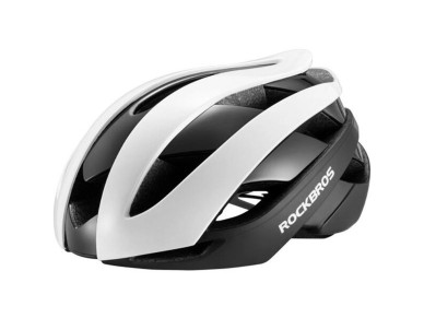 Rockbros 10110004001 bicycle helmet, size L - white and black