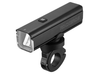 Rockbros 24610002001 luz frontal de bicicleta 1000 lm + cabo USB-C - USB-A - preto