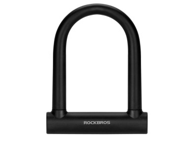Cadeado de bicicleta Rockbros RKS610-BK U-lock - preto