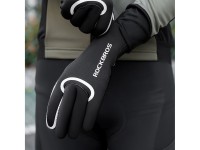 Rockbros full waterproof cycling gloves, size: S/M - black