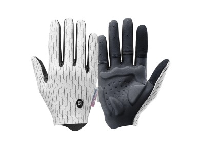 Rockbros sports gloves full spring-summer size S - white and black