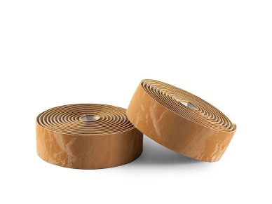 Fita de guido Rockbros PU com padro "Velour" - Marrom