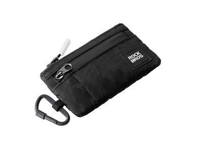 Rockbros Travel Wallet with Carabiner - Black