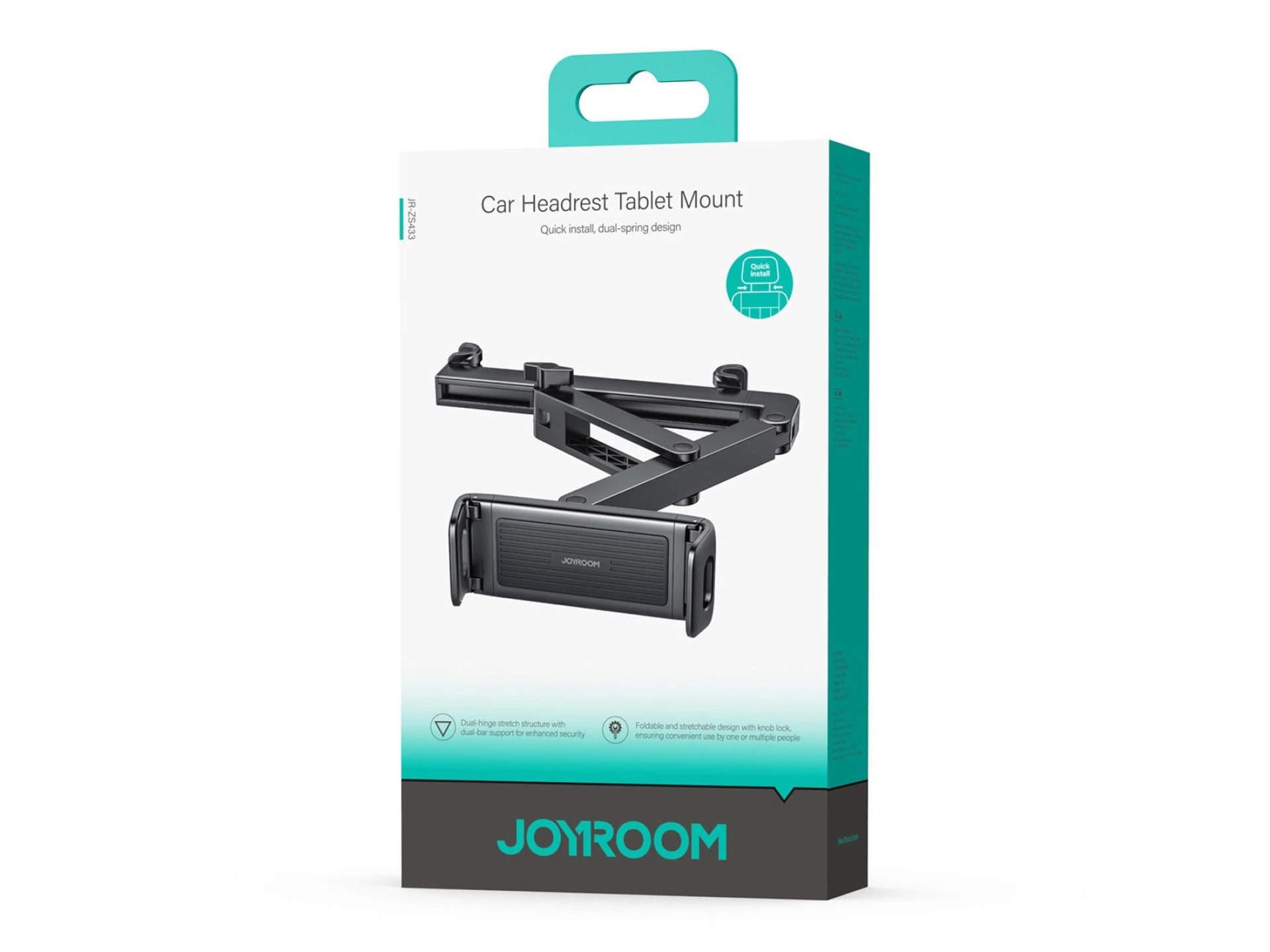 Joyroom JR-ZS433 Car Headrest Holder - Black
