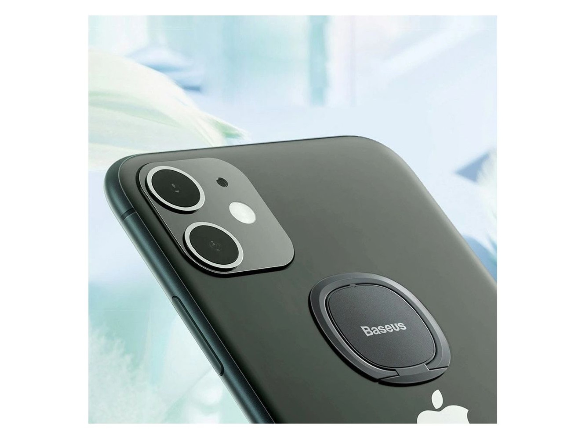 Suporte de telefone autoadesivo ultrafino Baseus, prata (SUYB-0S)