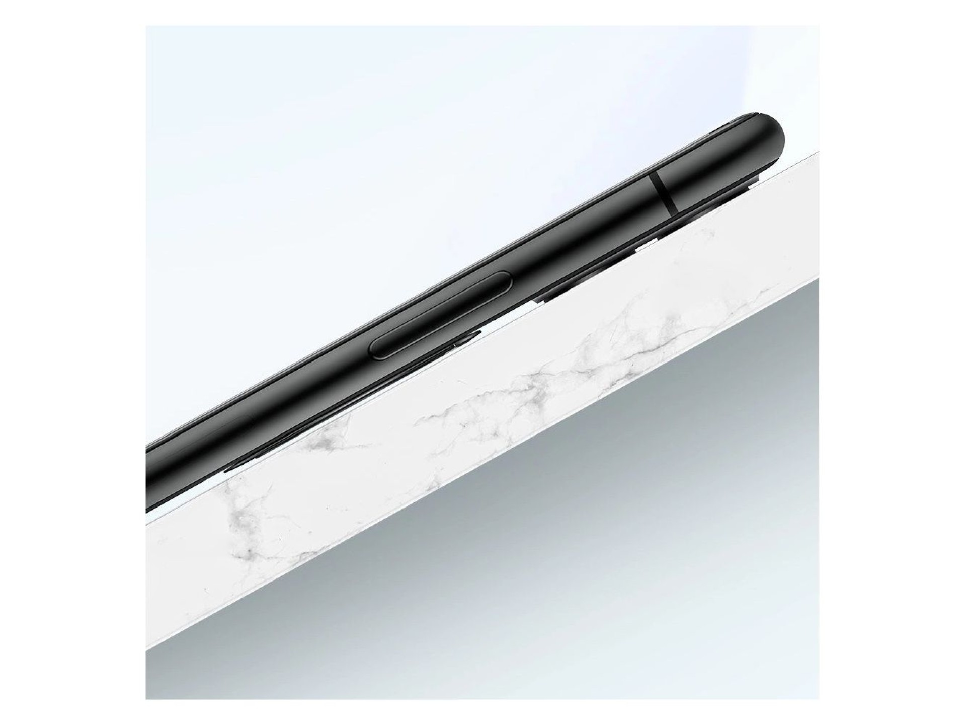 Suporte de telefone autoadesivo ultrafino Baseus, prata (SUYB-0S)