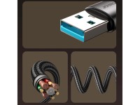 Joyroom S-A56 EnjoyX Series 90° USB-A - Lightning 3A cable 1.2m - black Joyroom S-A56 EnjoyX Series 90° USB-A - Lightning 3A cable 1.2m - black