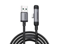 Joyroom S-A56 EnjoyX Series 90 USB-A - Cabo USB-C 3A 1,2 m - preto