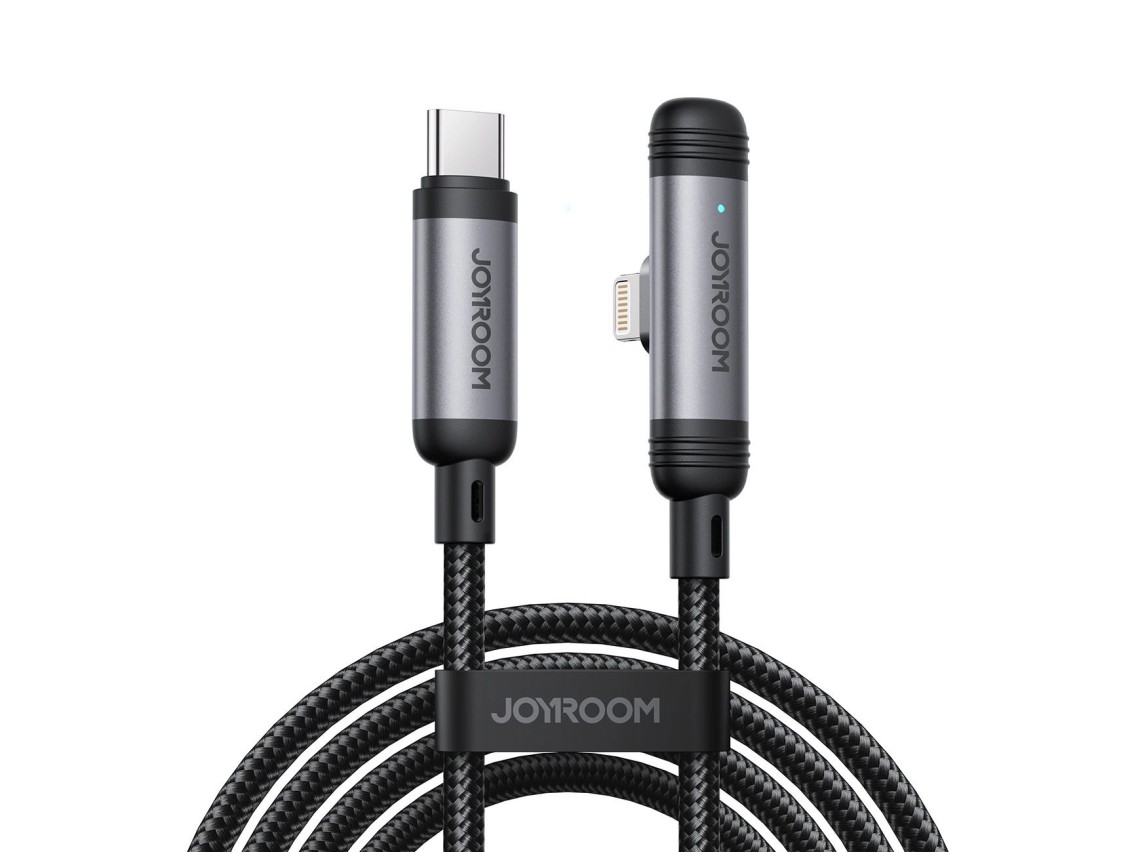 Joyroom S-A56 EnjoyX Series 90° USB-C - Lightning cable 30W 1.2m - black