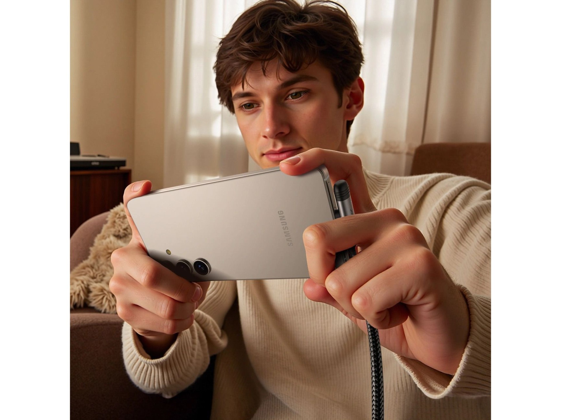 Cable USB-C Joyroom S-A56 EnjoyX Series 90° - USB-C 60 W 1,2 m - negro