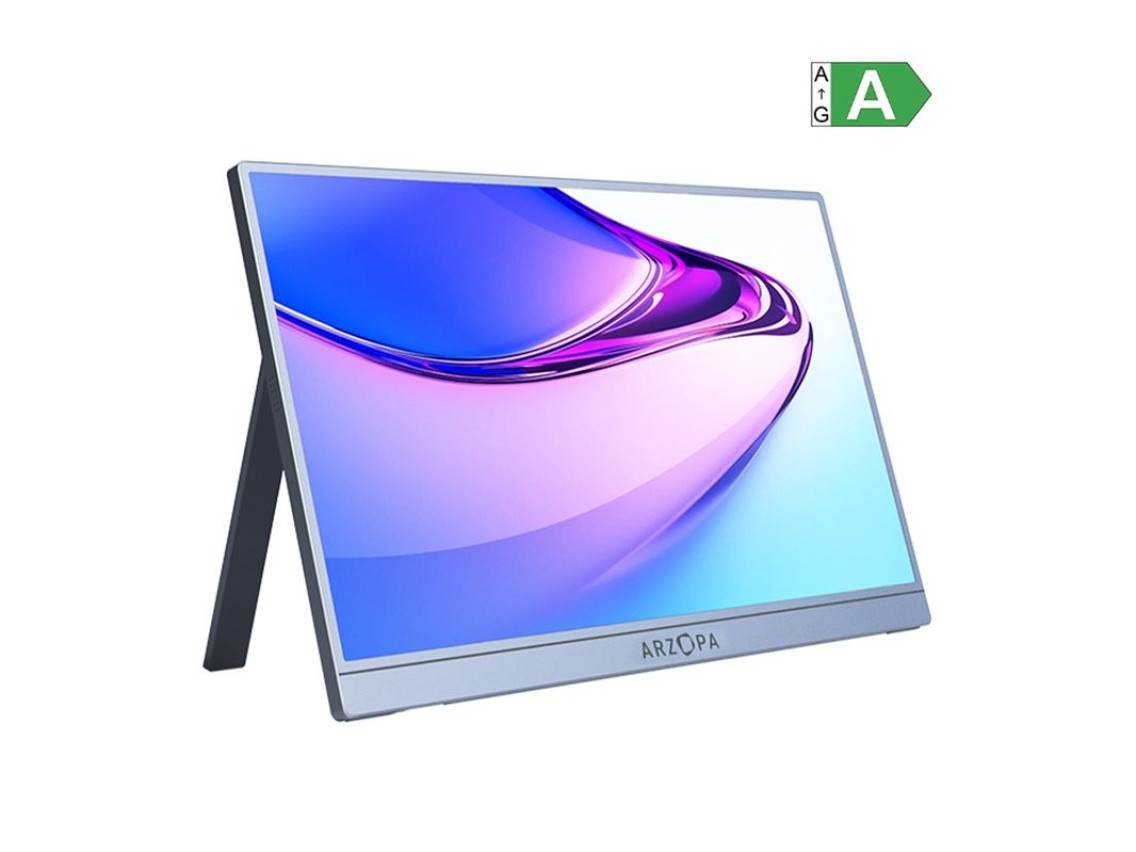 Monitor porttil Arzopa A1S 14.0 (cinza prateado)
