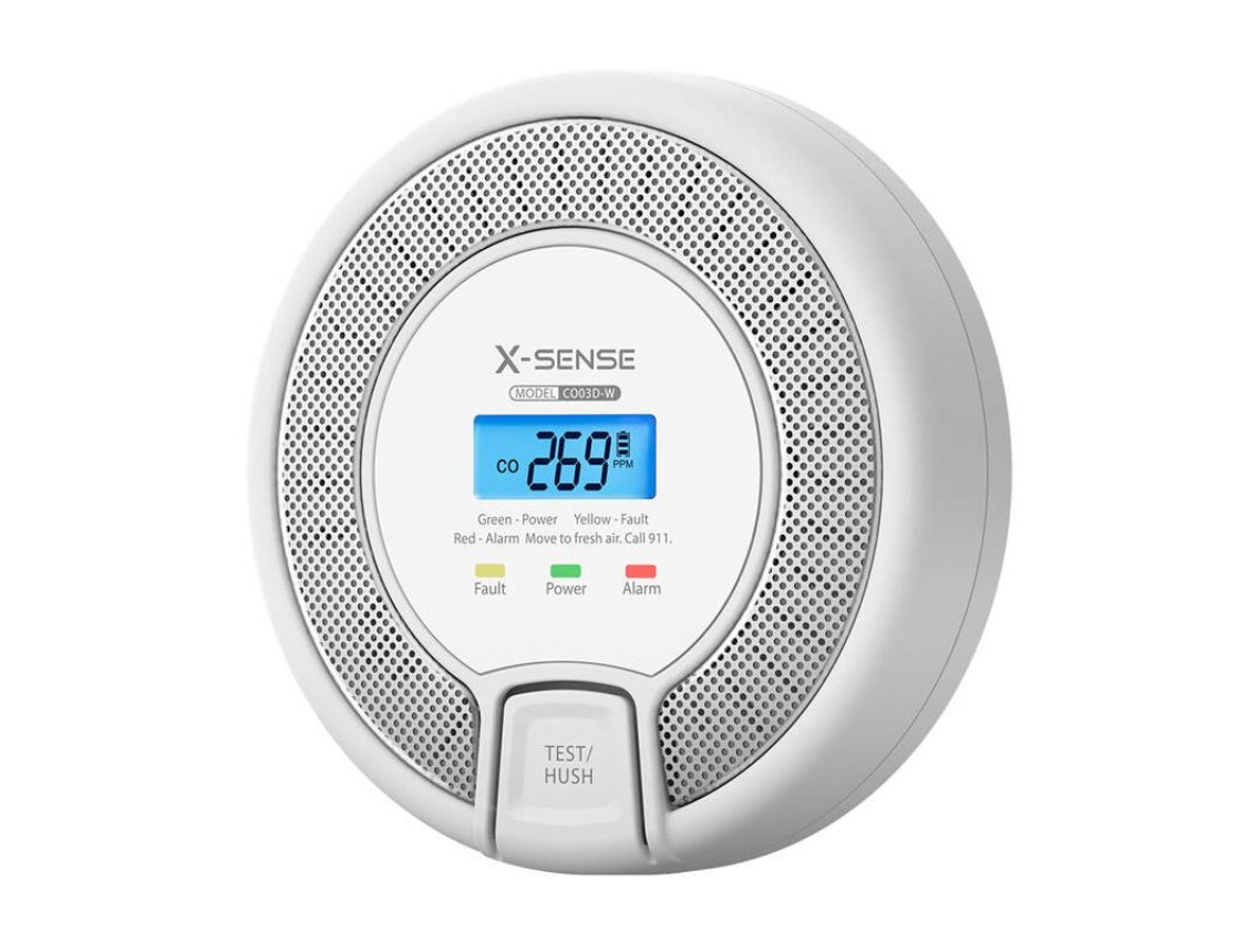 Alarme de CO interligado X-Sense CO03D-W Link+