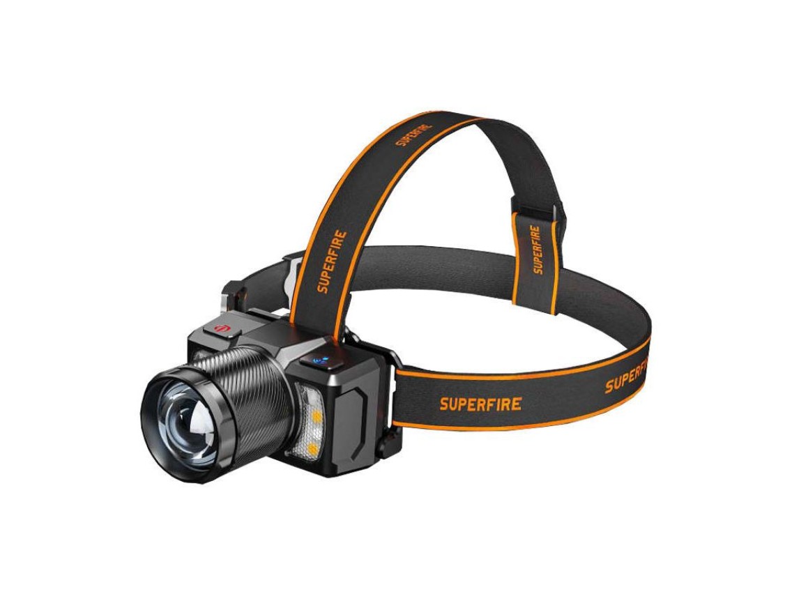 Farol Superfire HL25, 700lm, USB-C