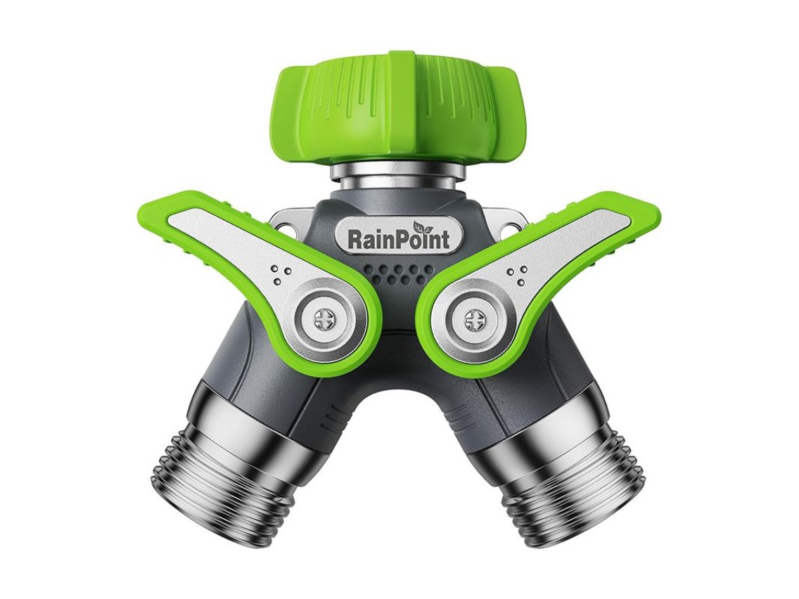 Divisor de manguera de jardn doble RainPoint