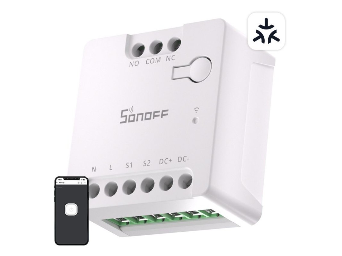 SONOFF MINI-D Smart WiFi Matter Switch (AC/DC 12-48V, dry contact)