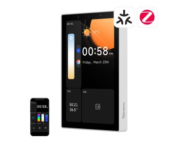 Painel de controle inteligente SONOFF NSPanel Pro 120 Matter WiFi/Bluetooth/ZigBee (branco)