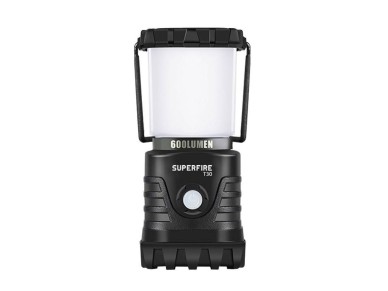 L�mpara de camping Superfire T30 � 600 lm, USB, 4 modos