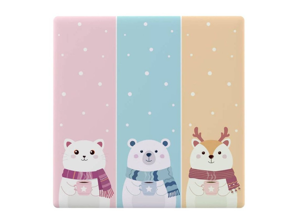 Capa decorativa / tampa para interruptor de toque T5 SONOFF Cartoon 3C